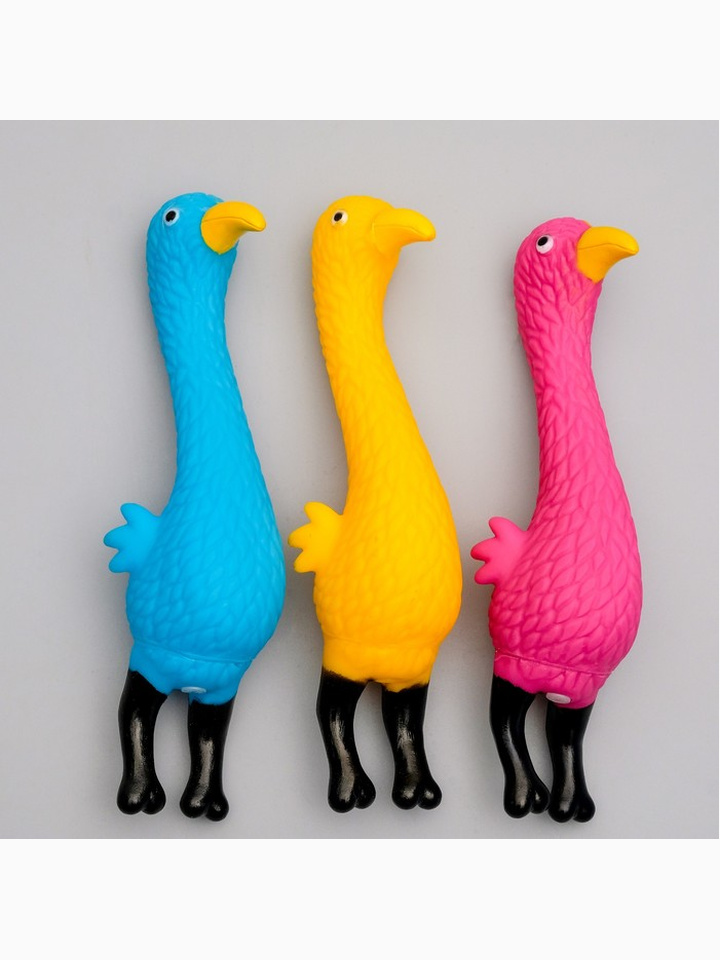 Игрушка пищащая "Фламинго", 22,5 см
