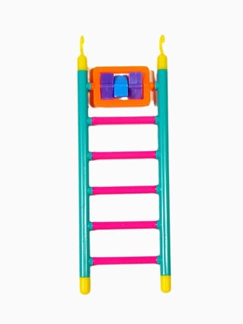 Лесенка пластмассовая с игрушкой, 6 ступенек, 21 см