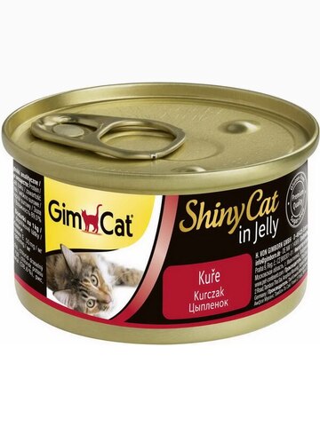 Консервы GimCat ShinyCat для кошек из цыпленка 70 г