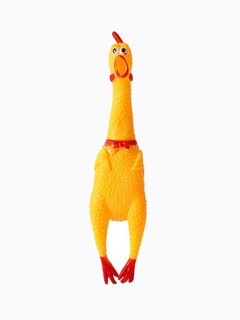 Игрушка для собак пищащая "Курица", 16 см
