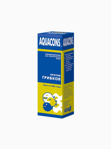 Кондиционер для аквариумной воды Aquacons "Против грибков", 50 мл