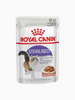 Корм Royal Canin Sterilised (в соусе) для стерилизованных кошек старше 1 года, 85 г