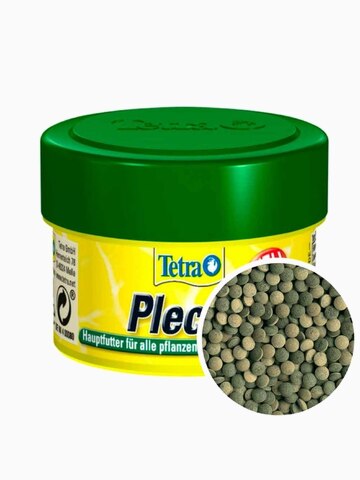 Корм Tetra Pleco для любых видов травоядных донных рыб 58 таб.