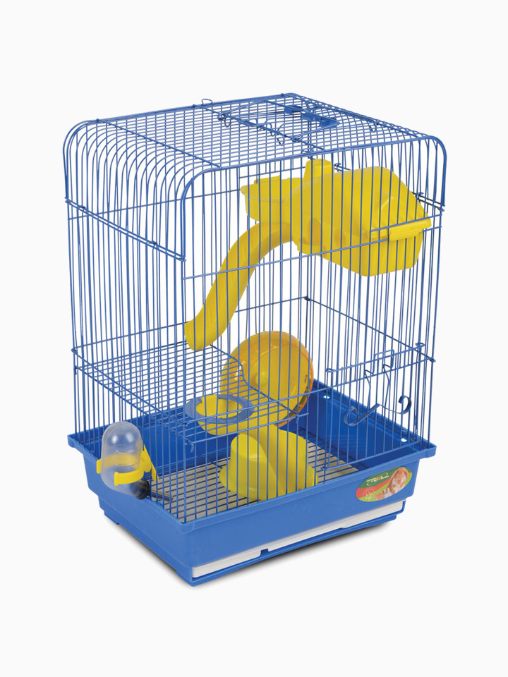 Клетка YD128 для мелких животных, эмаль, 300*230*410мм