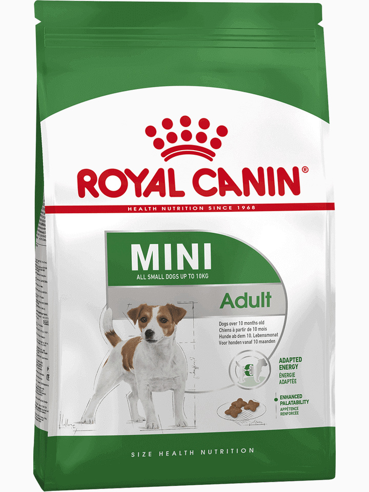 Корм Royal Canin Mini Adult для собак малых пород (до 10 кг) 10 мес. - 8 лет, 800 г