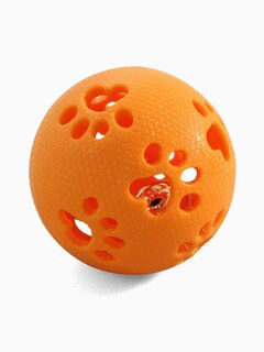 Игрушка для собак из термопласт. резины "Мяч-лапки", d80мм
