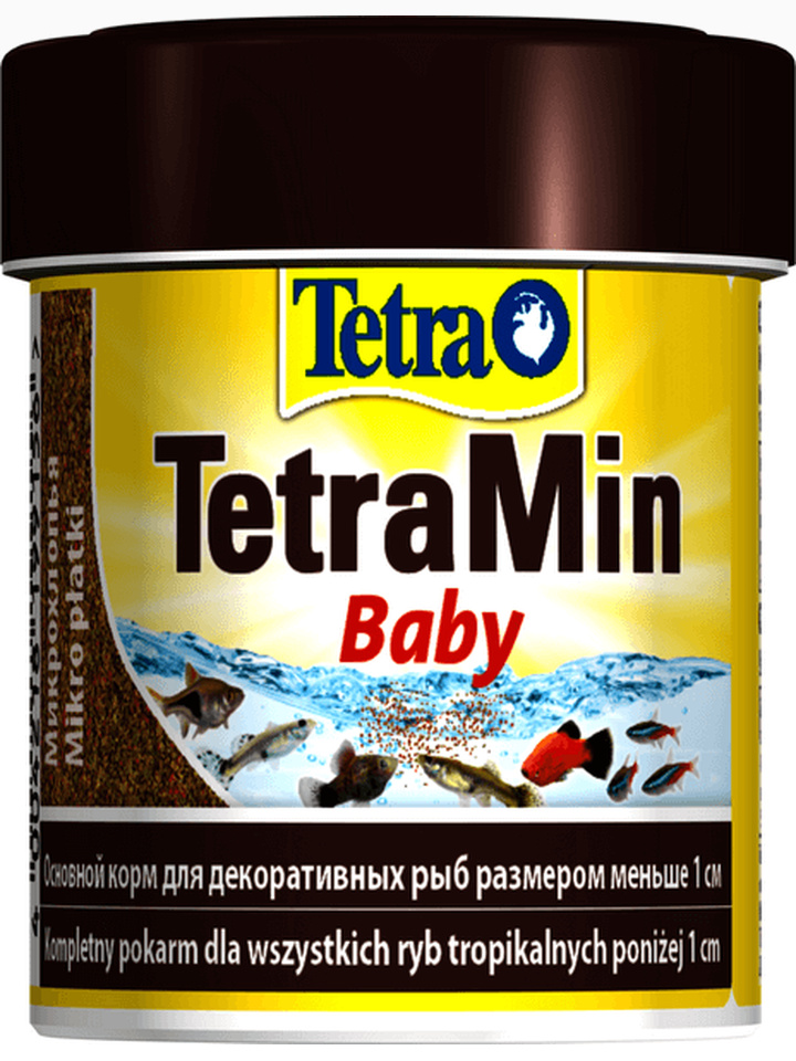 Tetra TetraMin Baby корм для мальков до 1 см, микро-хлопья, 66 мл