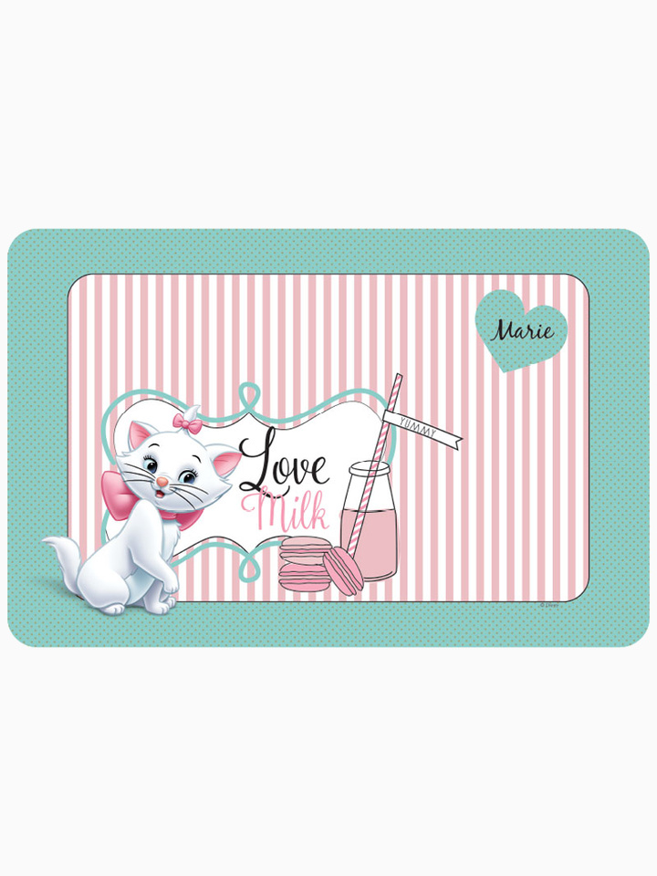 Коврик под миску Disney Marie & Milk, 430x280мм