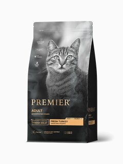 Корм Premier Adult Low Grain Turkey (низкозерновой) для кошек, с индейкой, 400 г