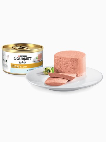 Консервы "Gourmet Gold" для кошек паштет с тунцом, 85 г