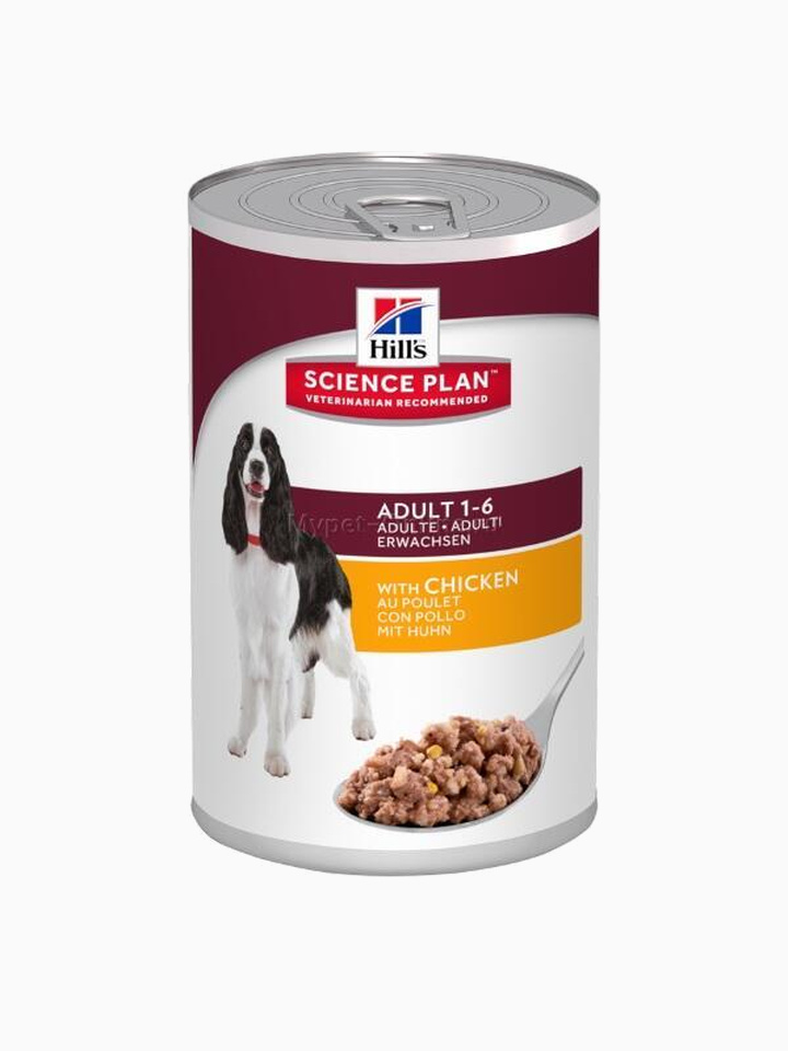 Корм Hill's Science Plan Advanced Fitness консервы для собак от 1 до 7 лет с курицей, 370 г