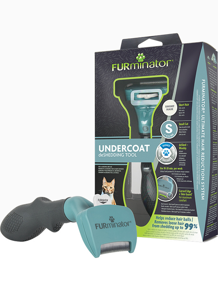 Фурминатор FURminator S для маленьких кошек c короткой шерстью