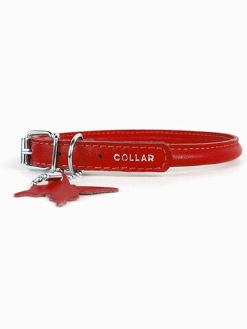 Ошейник для собак Collar "Glamour", круглый (цвет: красный), 10 мм х 33-44 см