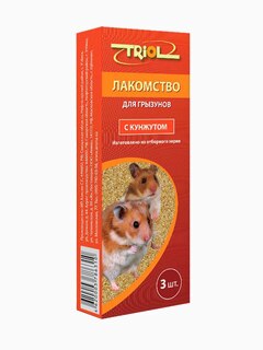 Лакомство Standard Triol для грызунов с кунжутом (уп. 3 шт), 80г