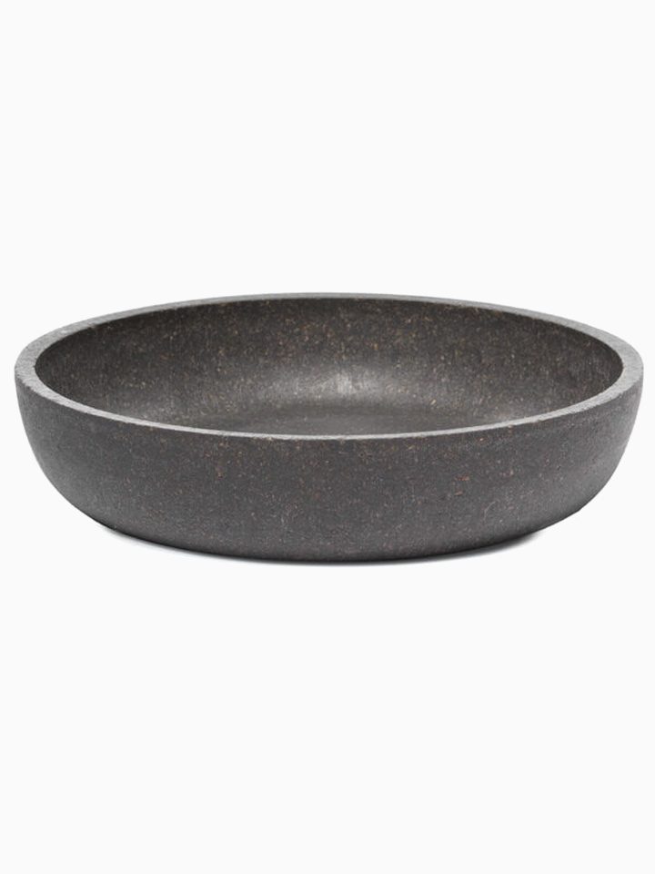 Миска NATURAL из бамбука на резинке "Графит", 0,2л