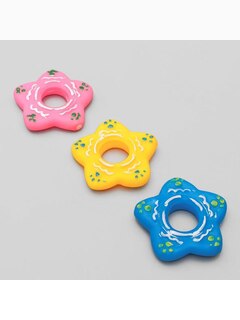 Игрушка пищащая "Звезда со следами лапок", 9 см