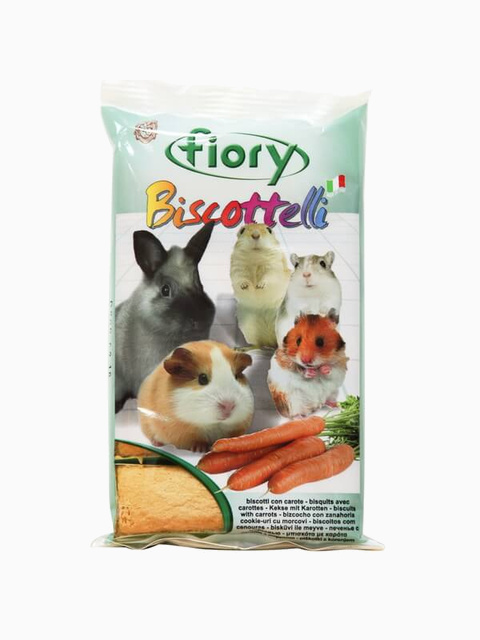 FIORY бисквиты для грызунов Biscottelli с морковью 35 г