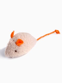 Игрушка для кошек Мышь с кошачьей мятой, 11 см