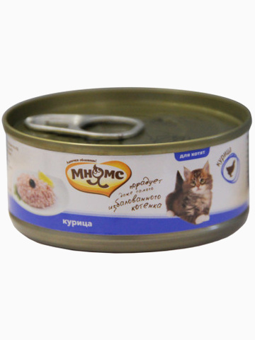 Корм Мнямс консервы для котят Курица в нежном желе, 70 г