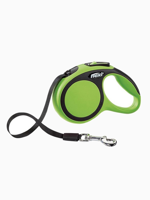 Поводок-рулетка Flexi New Comfort XS для собак лента до 12 кг, 3 м зеленый