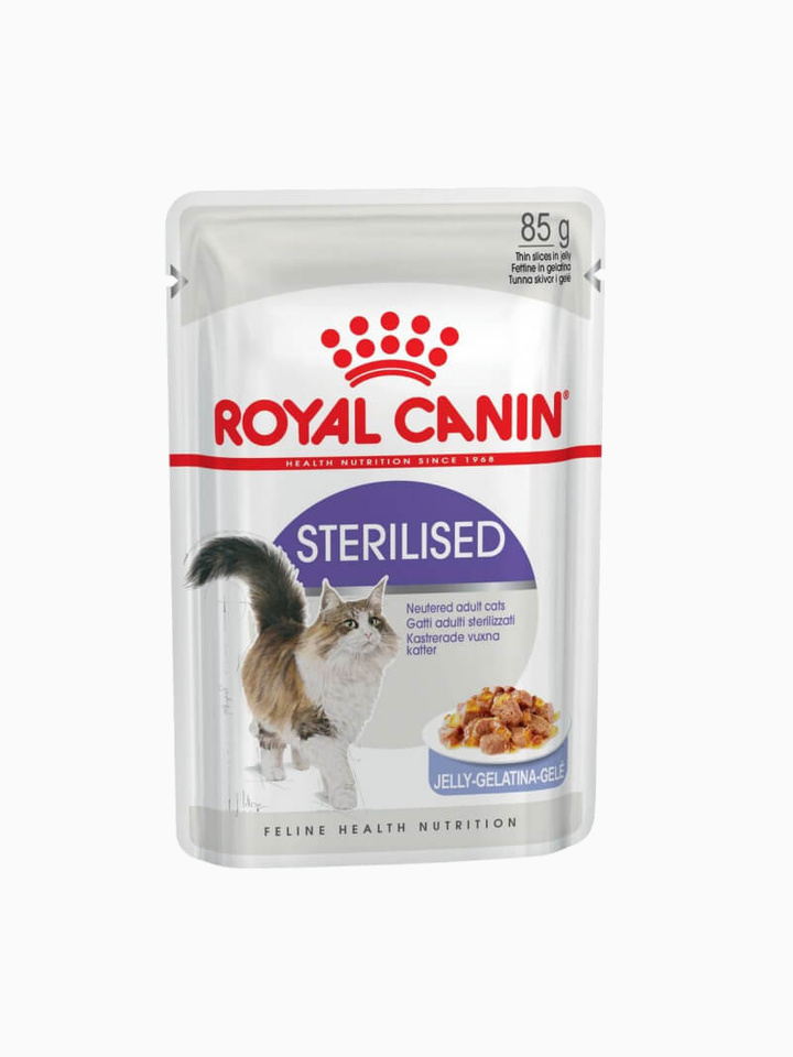 Корм Royal Canin Sterilised (в желе) для стерилизованных кошек старше 1 года, 85 г