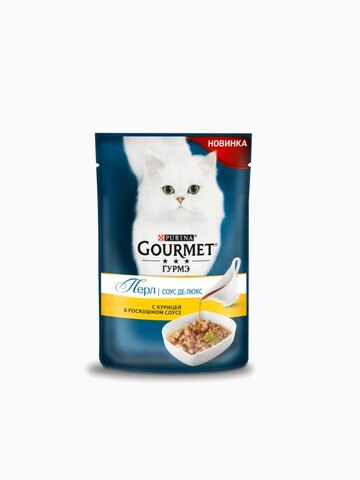 Gourmet Perle Соус де-люкс, с курицей 85 г