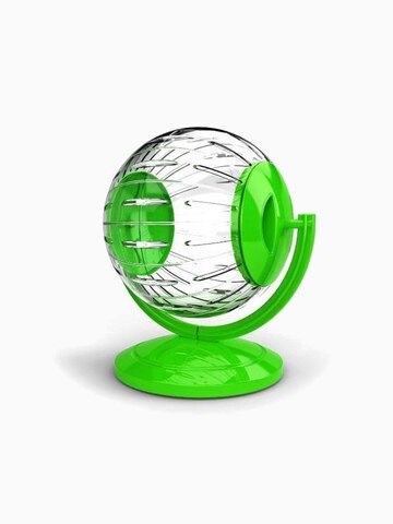 Прогулочный пластиковый шар для грызунов "Georplast" на подставке, 12,5 см