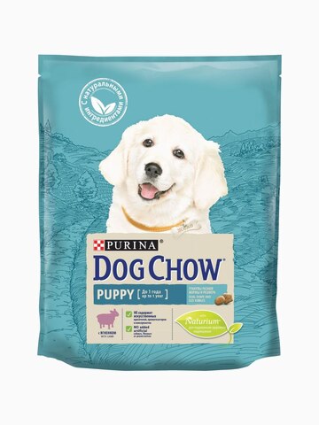 Корм Dog Chow Puppy Lamb для щенков до 1 года с ягненком, 800 г
