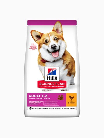 Корм Hill's Science Plan Small & Miniature для собак мелких и миниатюрных пород от 1 до 6 лет курица, 1.5 кг