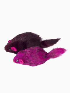 Игрушка M003C для кошек "Мышь цветная", 70-75мм (цена за 1шт)