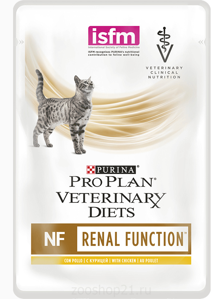 Корм Pro Plan Veterinary diets NF для кошек при патологии почек, с курицей, 85 г