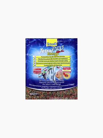 Корм Tetra "TetraPro. Energy" для всех видов тропических рыб, чипсы, 12 г