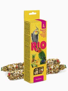 RIO Палочки для средних попугаев с тропическими фруктами ( 2 шт по 75 г)