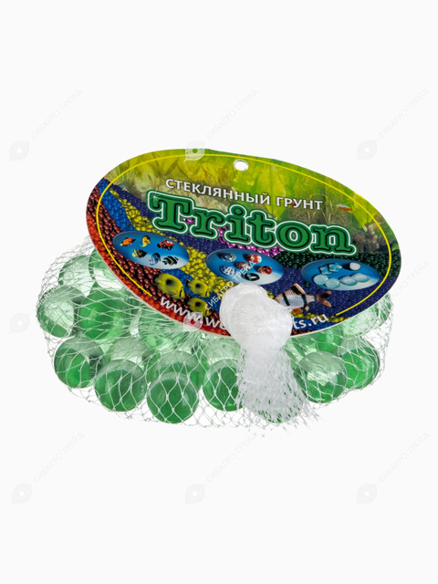 Грунт Triton стеклянный круглый 50 шт №11 (зеленая мята)