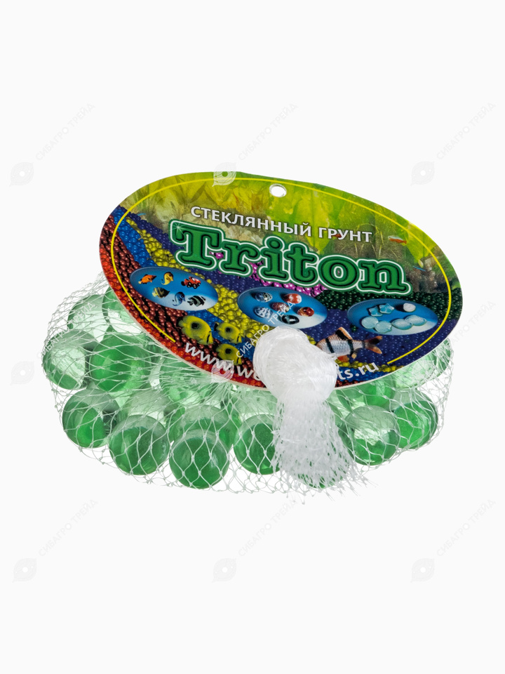 Грунт Triton стеклянный круглый 50 шт №11 (зеленая мята)