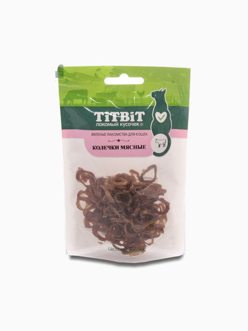 Titbit Колечки мясные для кошек (Вяленые лакомства) 20 г