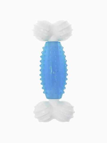 CanineClean игрушка для собак Косточка нейлон/синтетическая резина 19 см с ароматом мяты, голубой