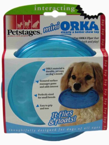 Petstages игрушка для собак "ОРКА летающая тарелка" 15 см