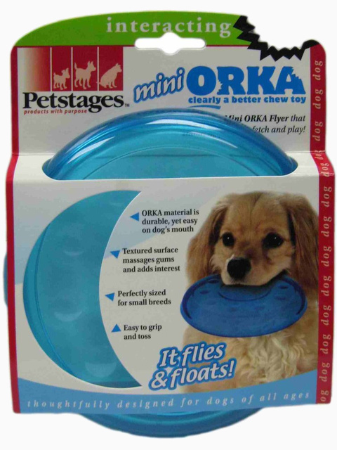 Petstages игрушка для собак "ОРКА летающая тарелка" 15 см