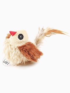 Игрушка для кошек Птичка со звуковым чипом 15х5 см
