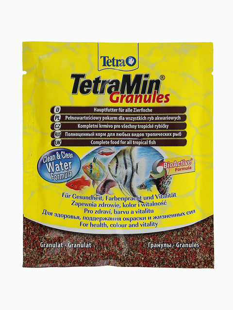 TetraMin Granules корм для всех видов рыб в гранулах 15 г