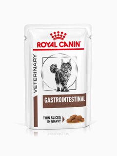 Корм Royal Canin Gastro Intestinal (в соусе) для кошек при лечении ЖКТ, 85 г