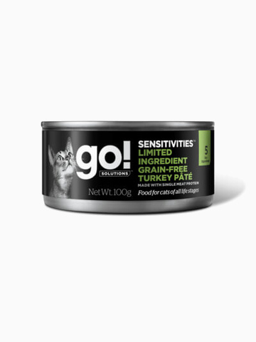 Корм Go! Limited Ingredient Grain Free Turkey Pate (консерв.) для кошек с чувствительным пищеварением с индейкой, 100 г