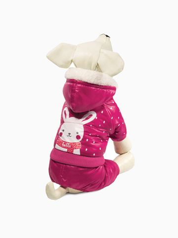Комбинезон зимний "Зайка" XS, длина спины 20см