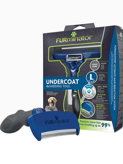 Фурминатор FURminator L для крупных собак с длинной шерстью