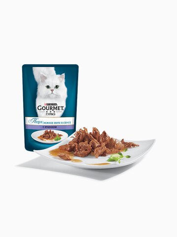 Gourmet Perle нежное филе соусе, с ягненком 85 г