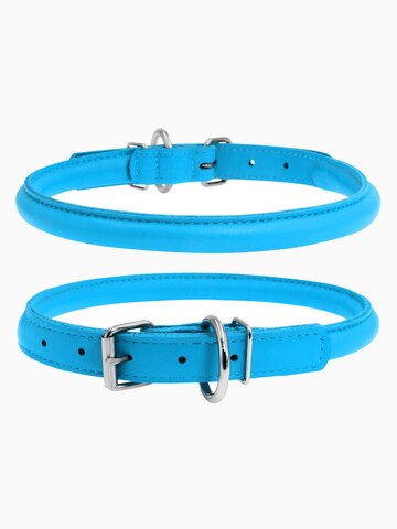 Ошейник для собак Collar "Glamour", круглый (цвет: голубой), 10 мм х 33-41 см