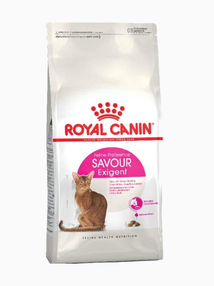 Корм Royal Canin Savour Exigent для требовательных к вкусу корма, 2 кг