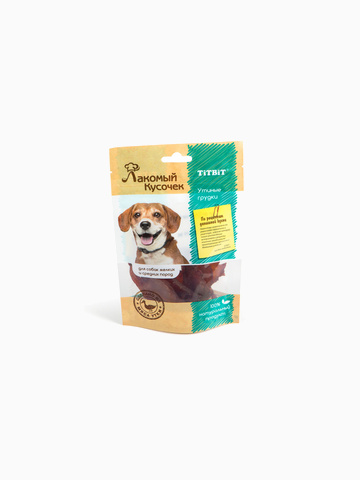 Лакомый кусочек Утиные грудки 60 г