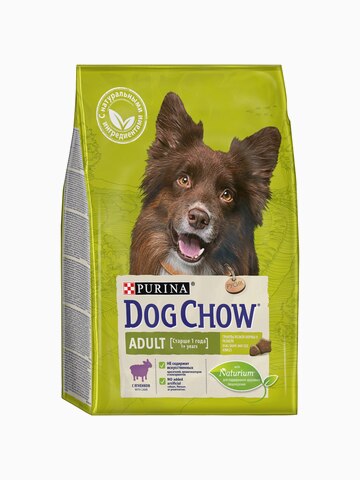 Корм Dog Chow Adult Lamb для взрослых собак с ягненком, 2.5 кг